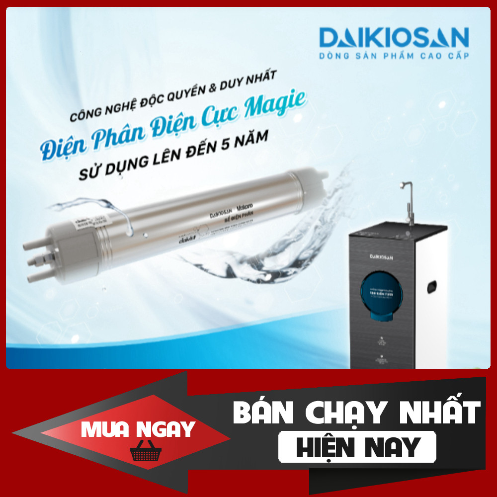 ib đặt nhanh_ Máy Lọc Nước Ion Kiềm Tươi Nóng Nguội Lạnh Daikiosan DN304, Công nghệ Điện phân bằng Đ