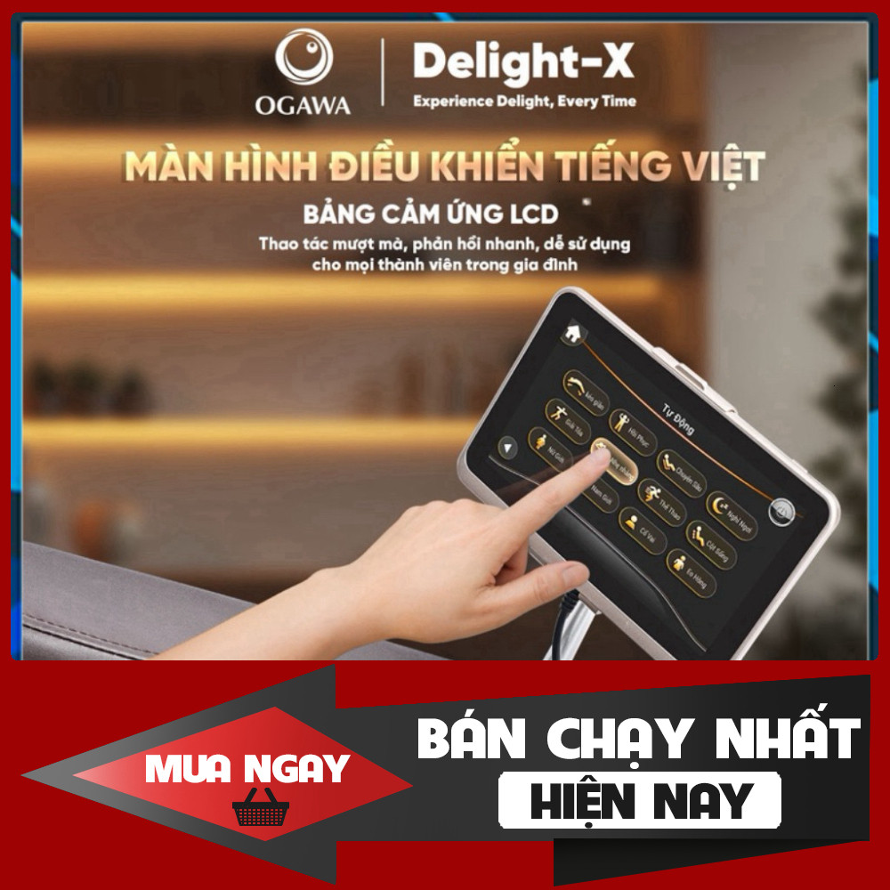 ib đặt nhanh_ _ Ghế Massage Ogawa Delight X (OGVN5574) – Thư Giãn Toàn Diện, Hồi Phục Tức Thì _ _gia