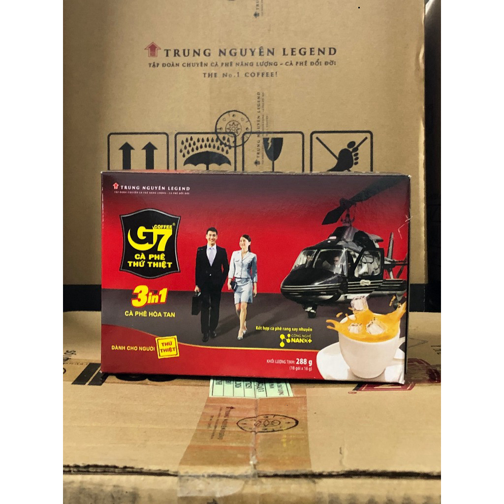 Cà Phê G7 3in1 Hộp 18 gói