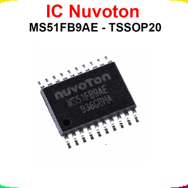 IC Nuvoton MS51FB9AE, TSSOP20