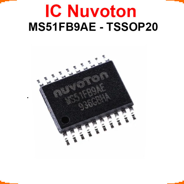 IC Nuvoton MS51FB9AE, TSSOP20