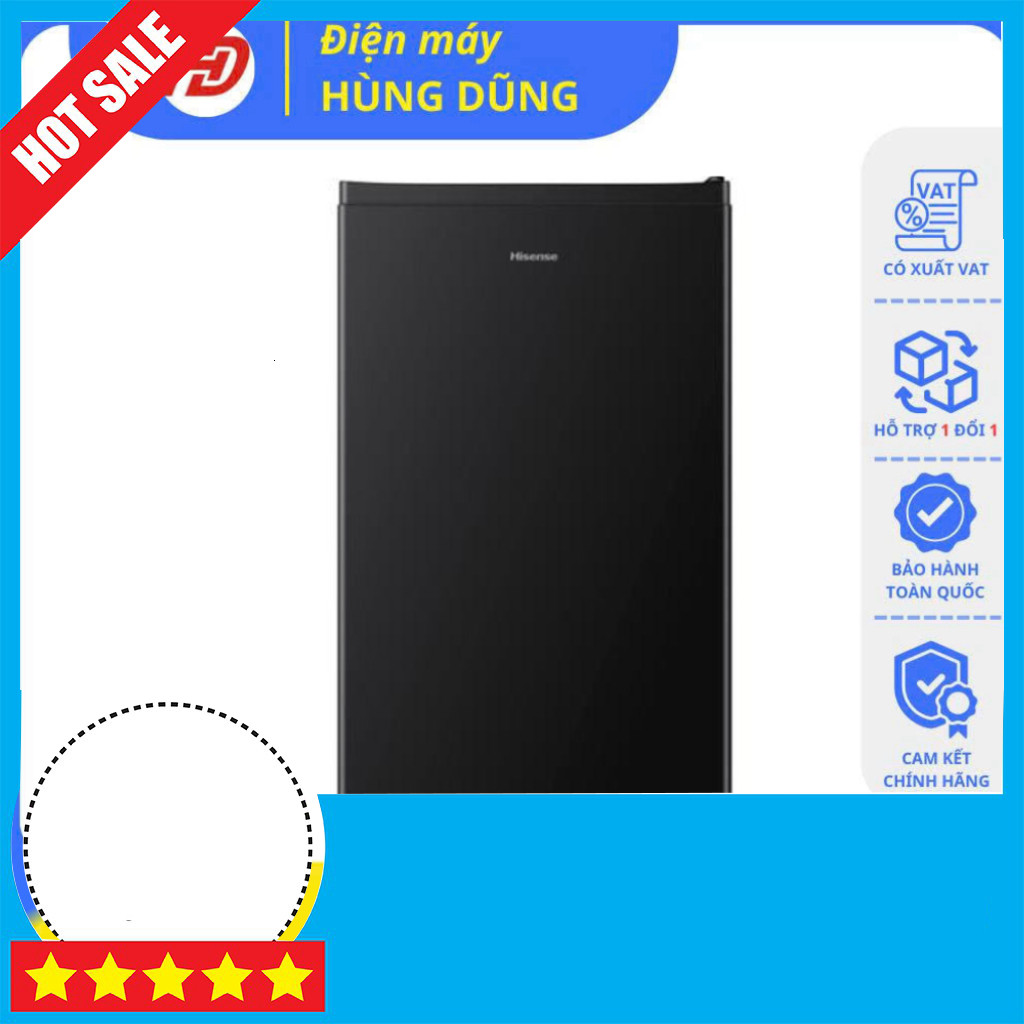 KHUYẾN MÃI  Tủ Lạnh Mini Hisense HR09DB 94L Tích Hợp Cửa Đảo Chuyển 2 Mục Hướng Freeship