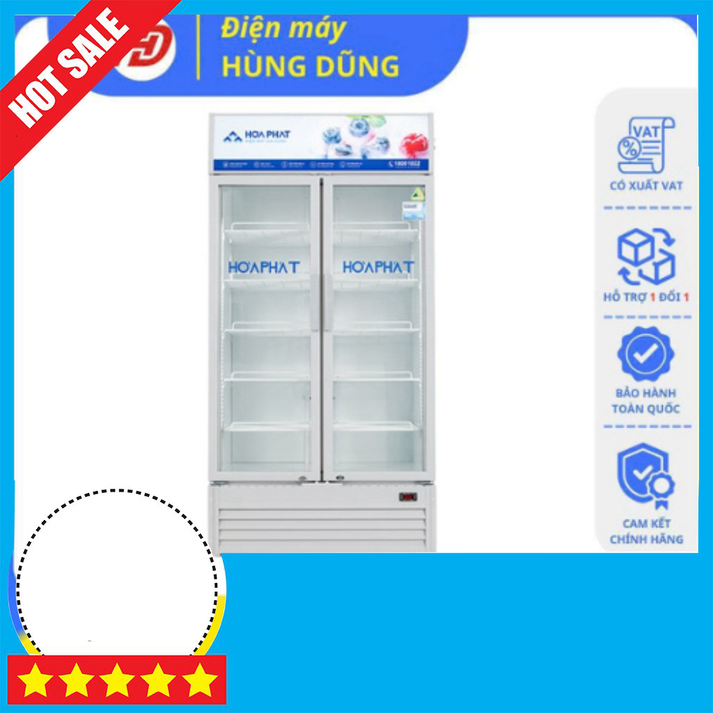 KHUYẾN MÃI  Tủ Lạnh Hòa Phát HSR D6723 723L 2 Cánh Bảo Hành 24 tháng Tối ưu không gian bếp Freeship