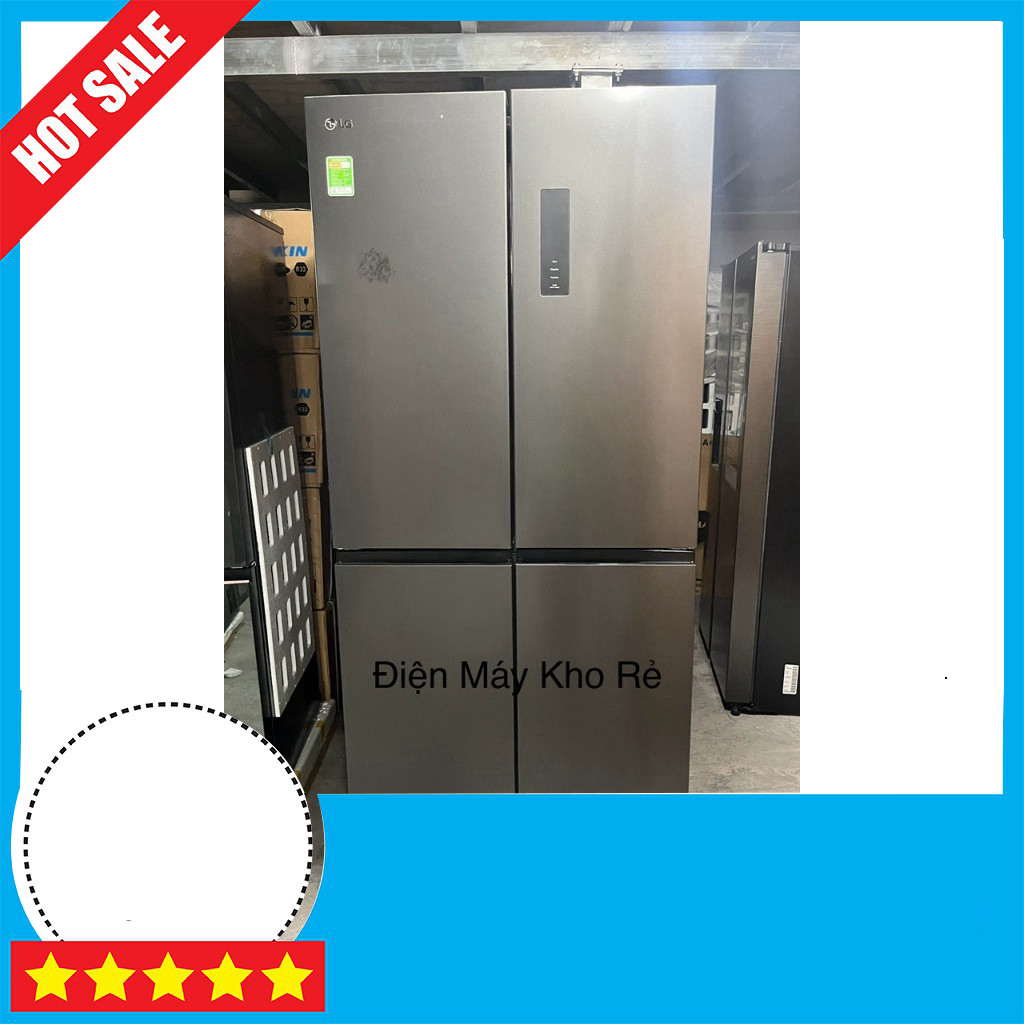 KHUYẾN MÃI  Tủ Lạnh LG Inverter 470 lít Multi Door GR-B50BL 2023 Tiết Kiệm Điện Bảo Hành 24 Tháng Fr