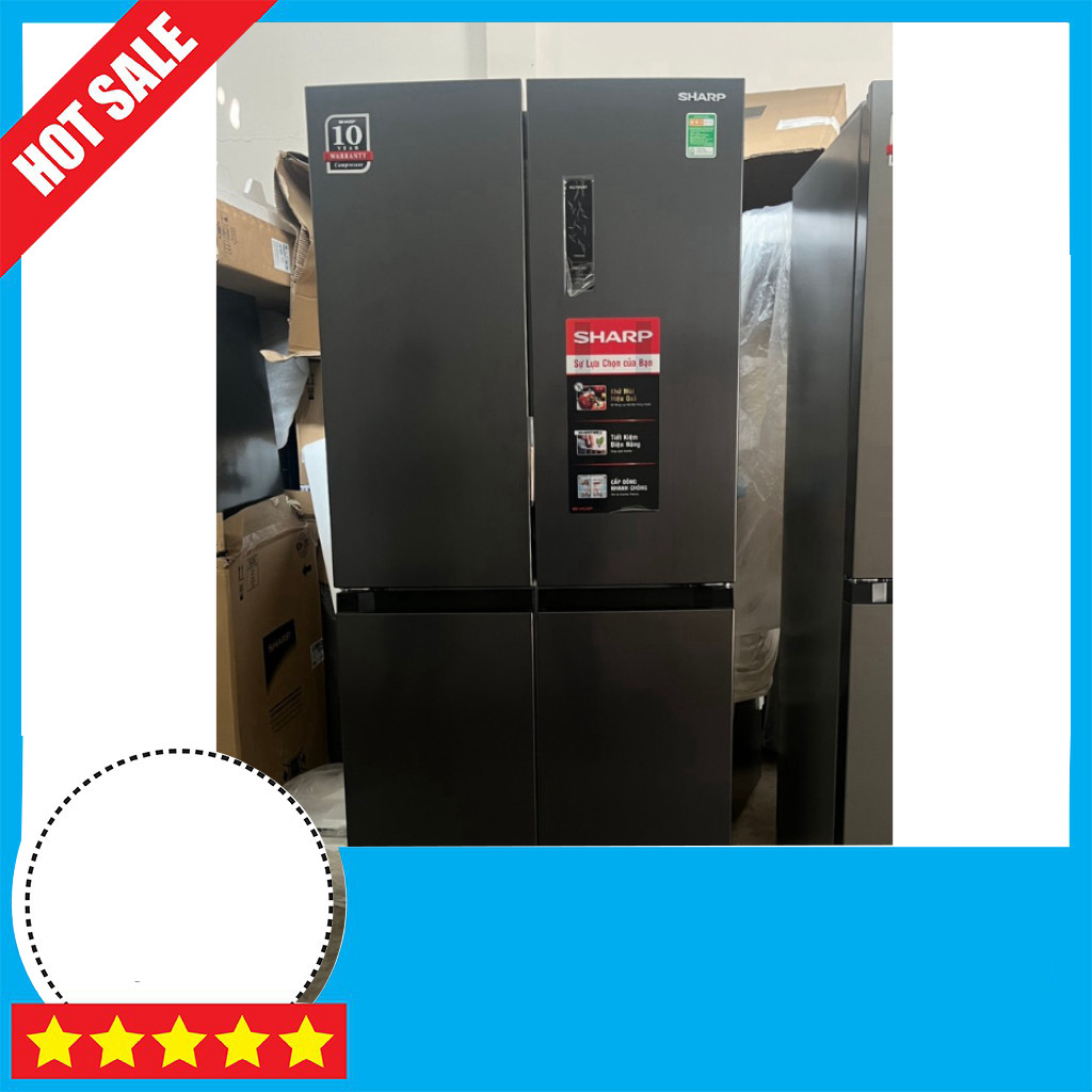 KHUYẾN MÃI  Sharp Inverter Tủ Lạnh 362 lít SJ-FX420V-DS - Dung Tích Lớn Hư Hoạt 30% Tiết Kiệm Điện F