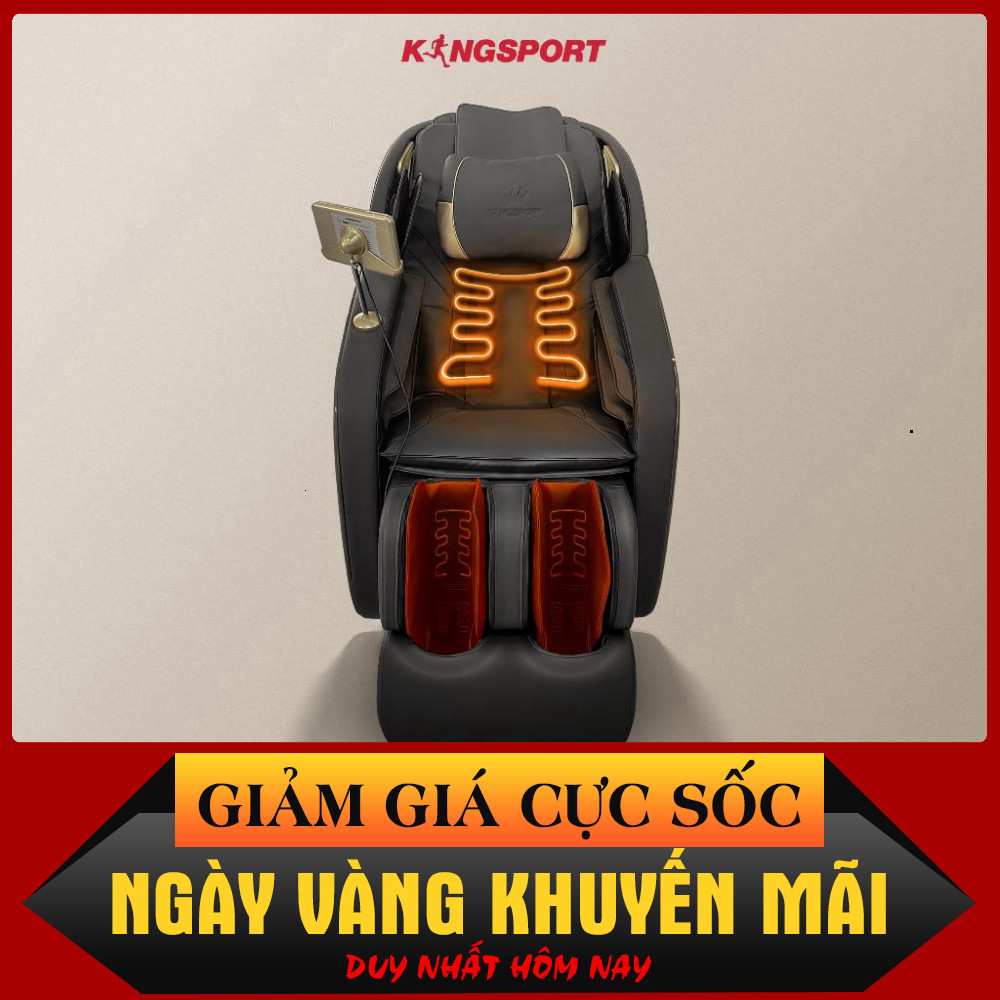 ib đặt hàng_ Ghế massage KINGSPORT G11 New công nghệ rung sóng âm Kingsonic, 12 bài massage tự động 