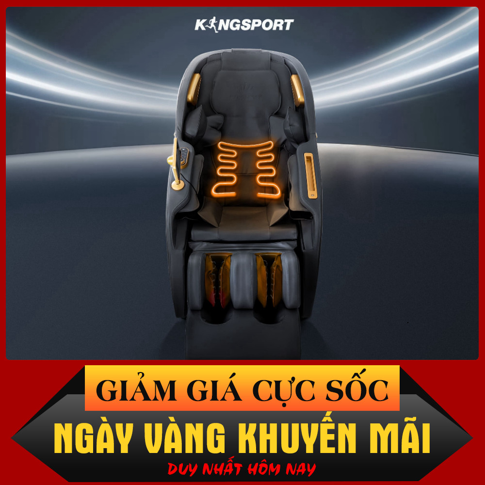 ib đặt hàng_ CHỈ GIAO HCM | Ghế massage KINGSPORT G77 New màu sắc hiện đại, tích hợp điều khiển bằng