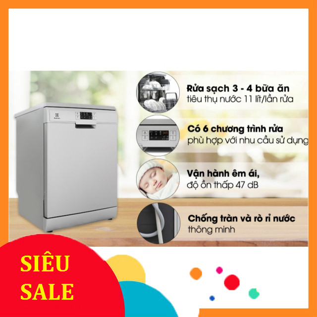 nhắn shop nhận voucher_ Máy rửa chén độc lập Electrolux ESF5512LOX  Điện Máy Kho Rẻ _miễn phí ship