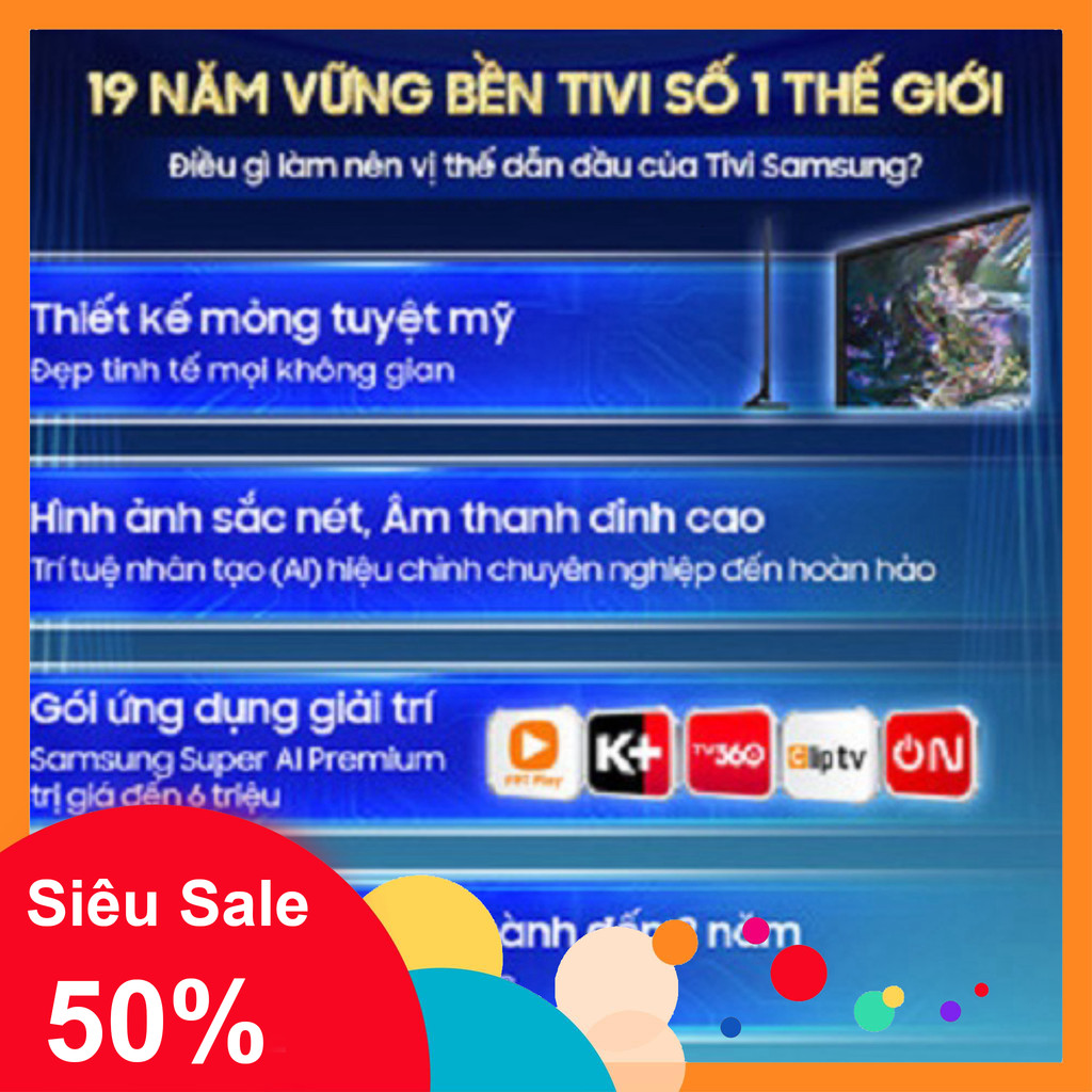 nhắn shop nhận voucher_ Smart Tivi Samsung 4K DU7000KXXV _miễn phí ship