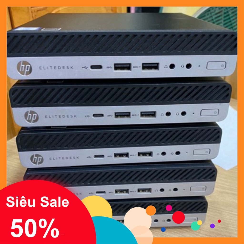 nhắn shop nhận voucher_ Máy tính ( Pc Hp mini )  HP 600g3/800G4(wifi /Bluetooth)cpu i3 7100T,i5 6500