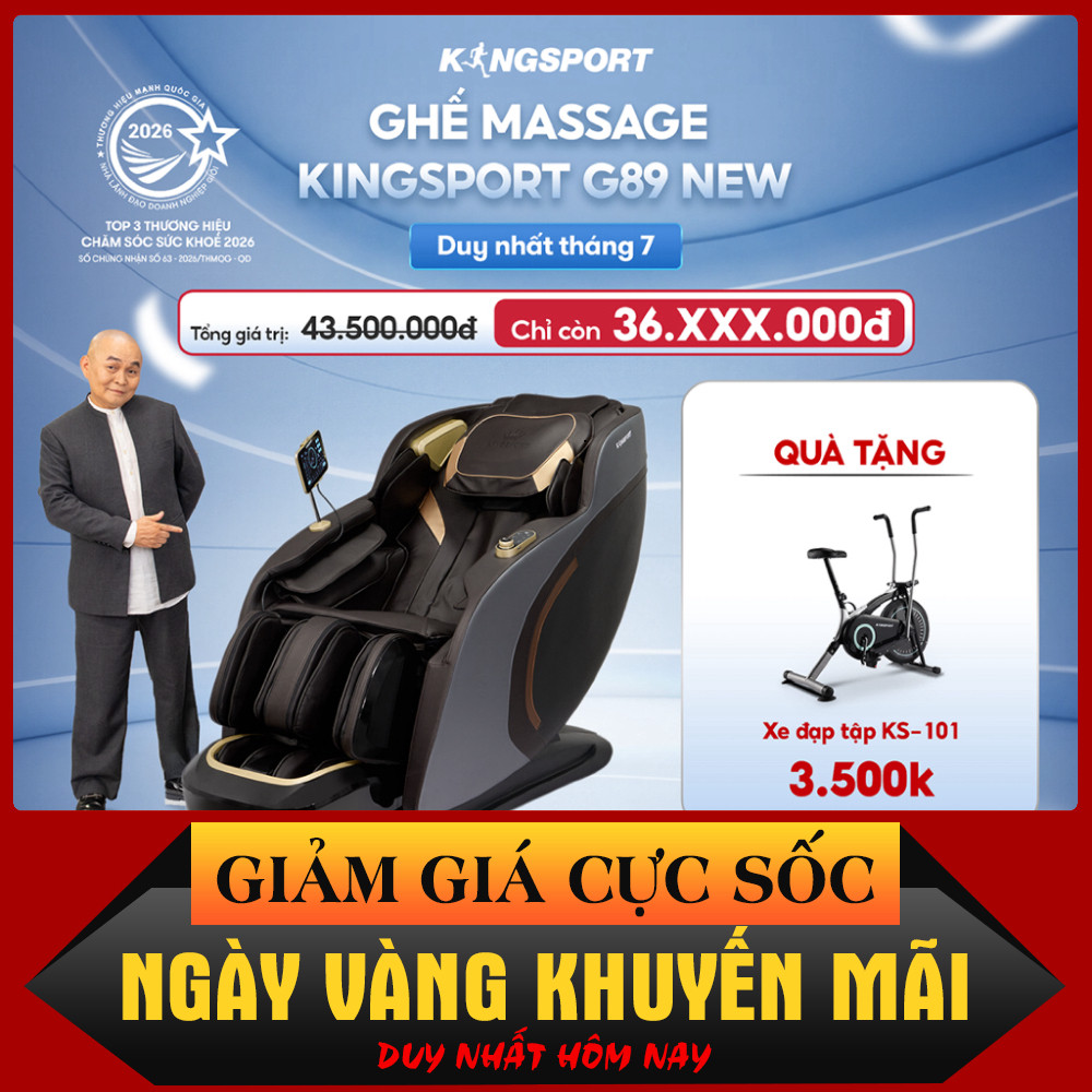 ib đặt hàng_ Ghế massage KINGSPORT G89 New có body scan, công nghệ lọc khí ion âm, con lăn 3D thông 