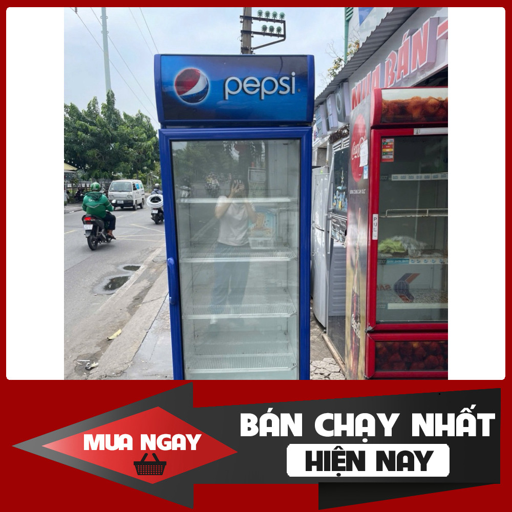 ib đặt hàng_ [Chỉ giao HCM chat trước khi đặt hàng] tủ mát Pepsi 620 lít giao hàng nhanh đã qua sử d