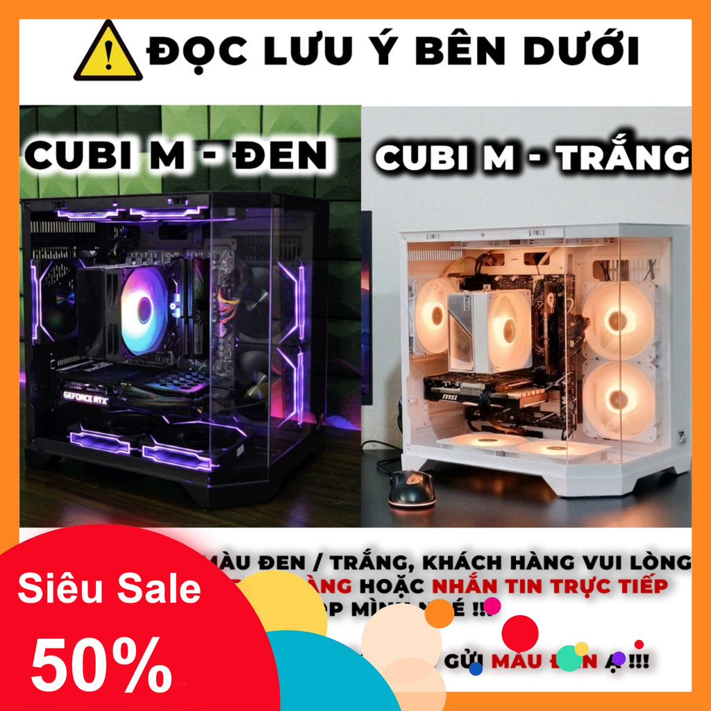 nhắn shop nhận voucher_ PC Gaming i5 12400f / RTX 3060ti / ram 32G / SSD 512G Case Gaming, Máy tính 