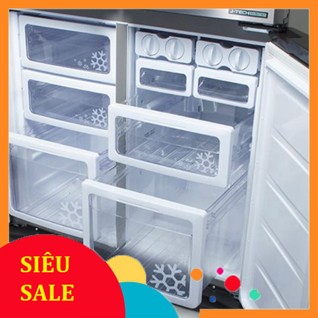 nhắn shop nhận voucher_ Tủ lạnh Sharp Inverter 626 lít SJFX631VSL    _miễn phí ship
