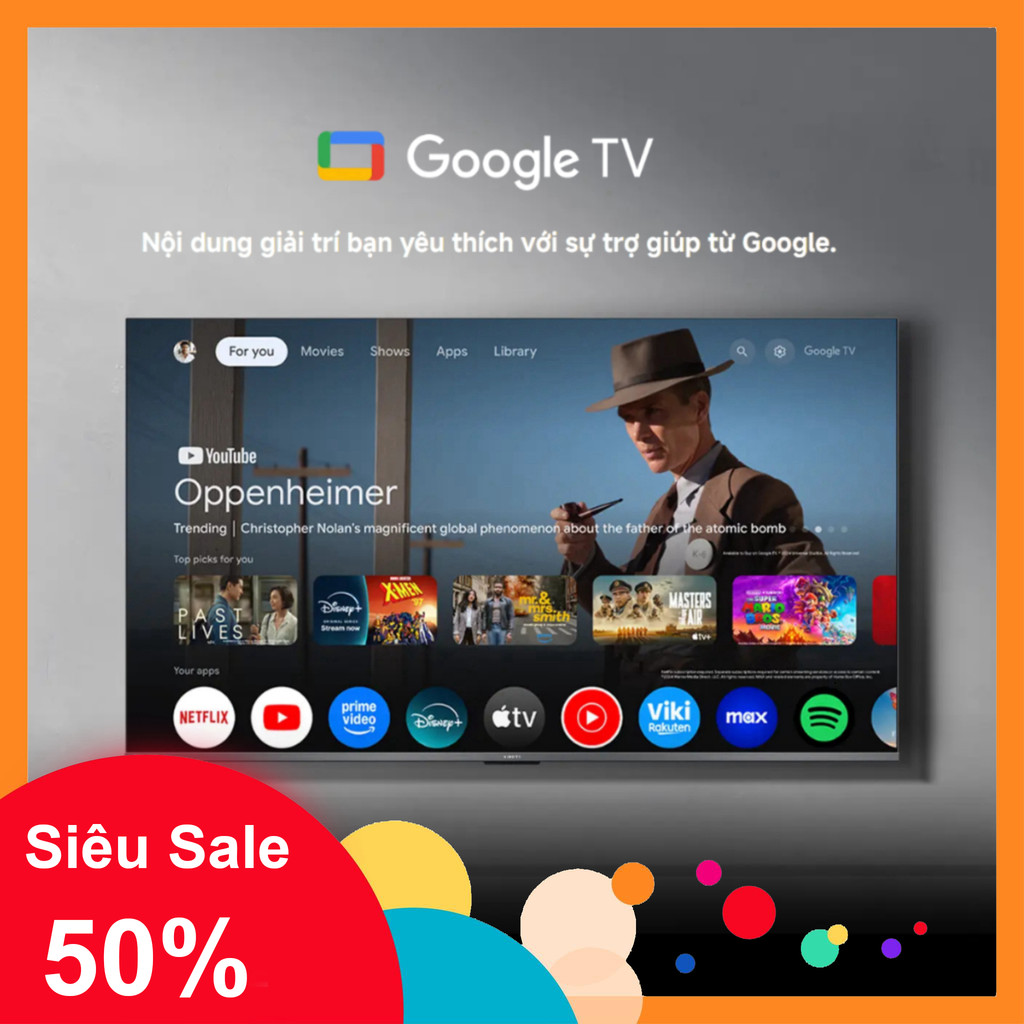nhắn shop nhận voucher_ Tivi Xiaomi A Pro 65 Inch 2026 Google TV  Màn QLED, Độ Phân Giải 4K  Bảo Hàn