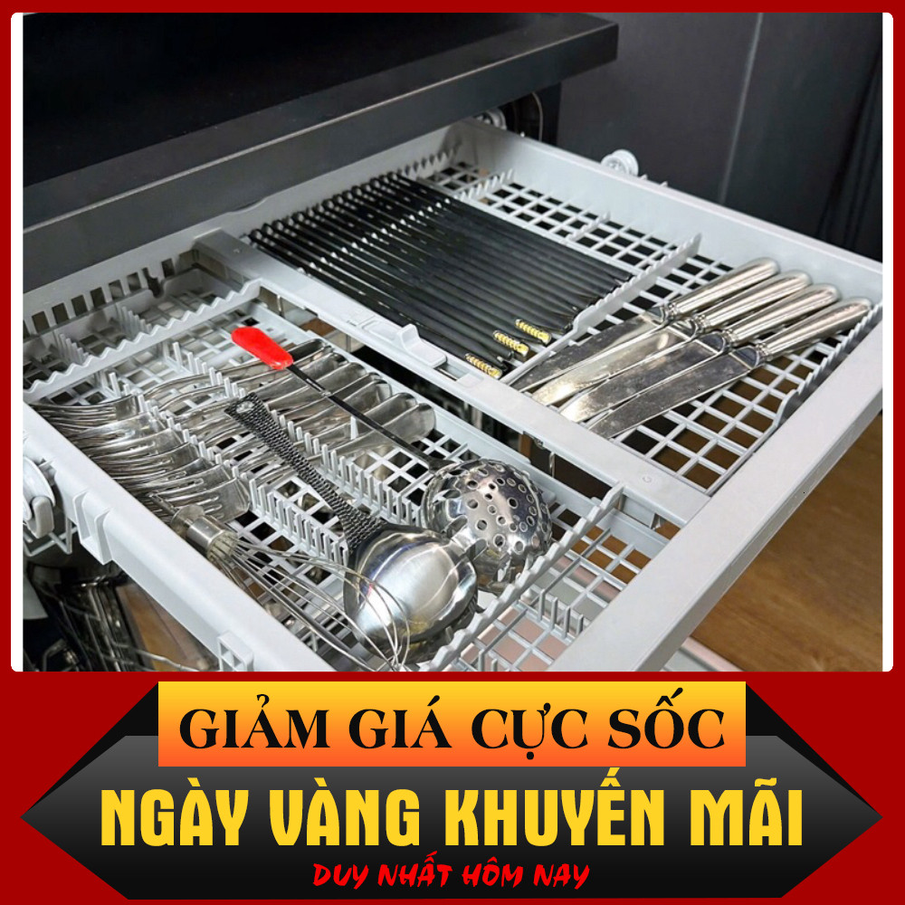 ib đặt hàng_ Máy rửa bát Texgio 795B Smart Pro  Máy rửa chén bát 16 bộ 3 giàn, Sấy khí nóng, Tự động