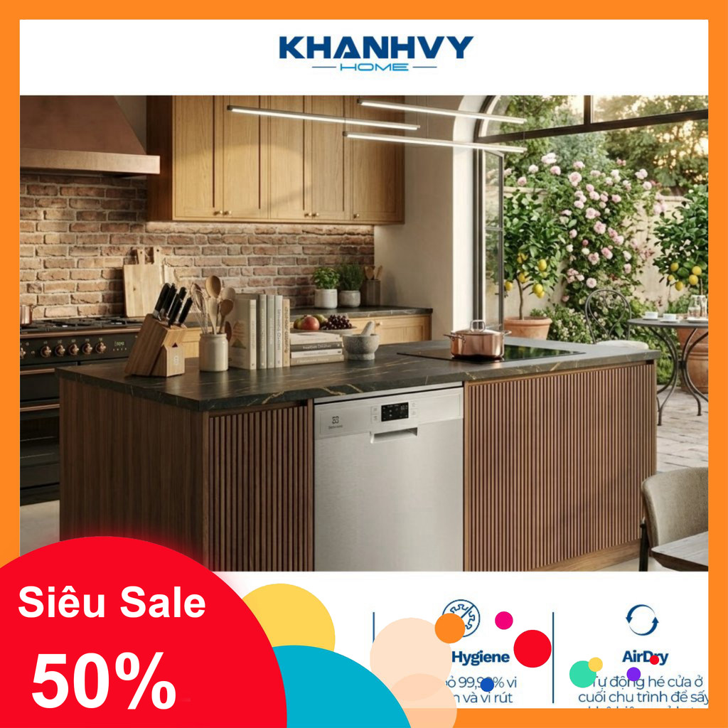 nhắn shop nhận voucher_ Máy Rửa Bát Electrolux ESF5512LOX 13 Bộ  6 Chương Trình Rửa  Công Nghệ Sấy A