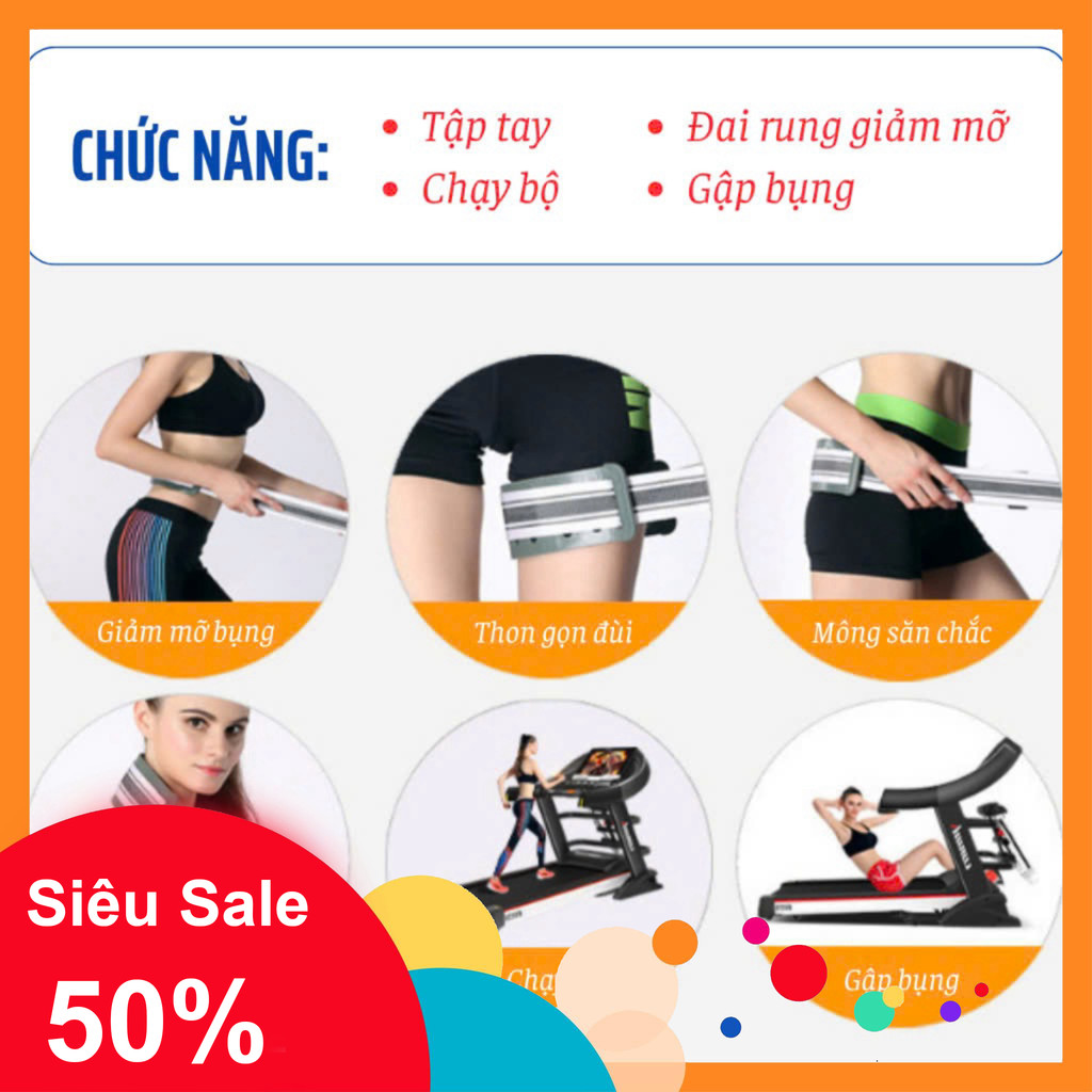 nhắn shop nhận voucher_ Máy Chạy bộ điện Đa Năng A7AB Cao Cấp Gấp Gọn, Máy Chạy Bộ Tại Nhà  Alisport
