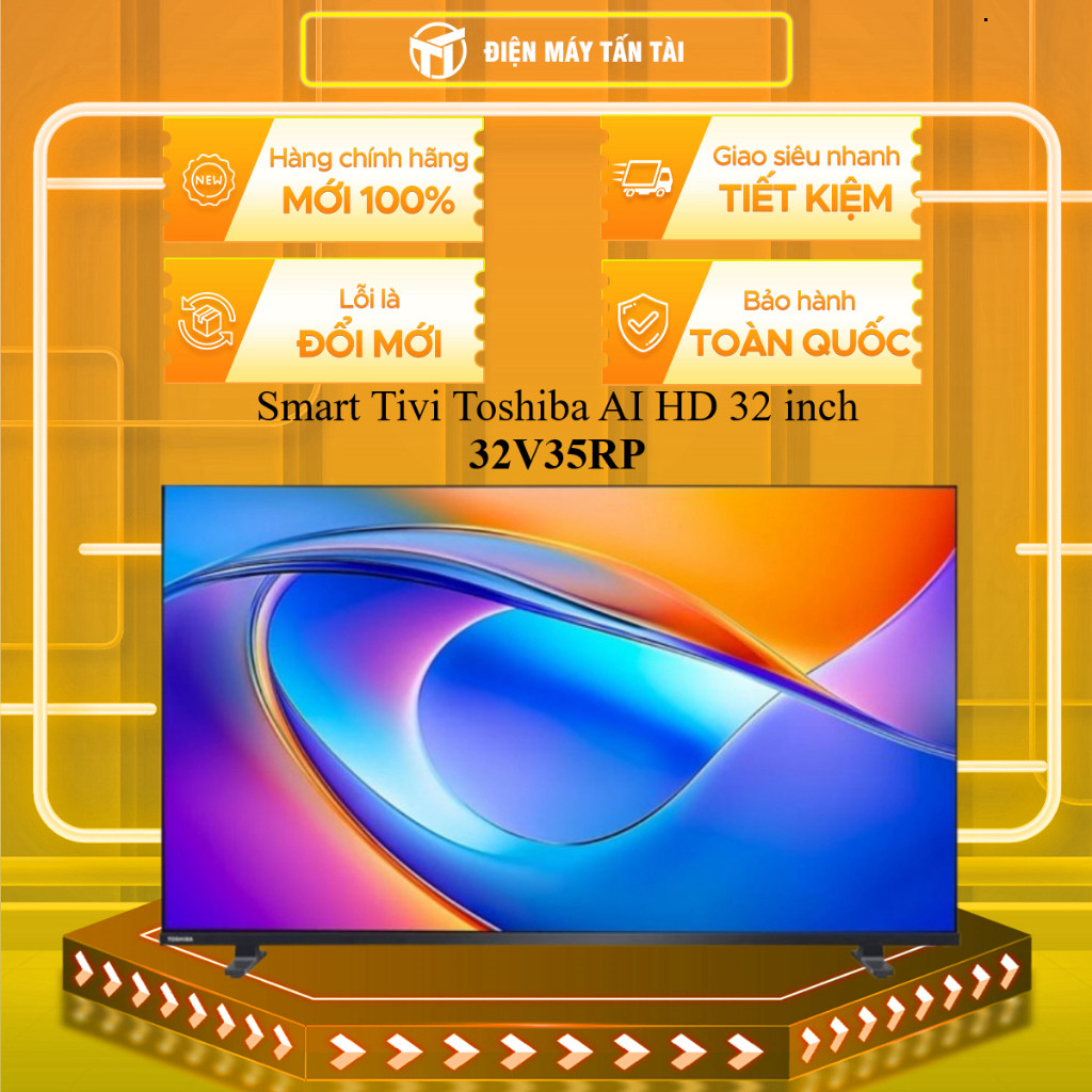 [ (TOÀN QUỐC) - 32V35RP - Smart Tivi Toshiba AI HD 32 inch 32V35RP ]