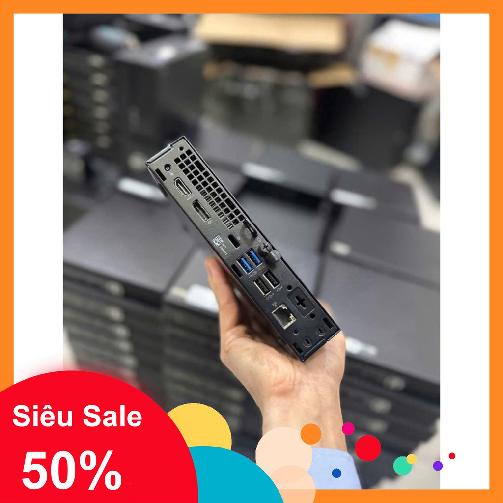 nhắn shop nhận voucher_  Máy Tính Để Bàn Dell Optiplex 3060 Micro Core i3/i5/i7 Gen 8 (Wifi  bluetoo