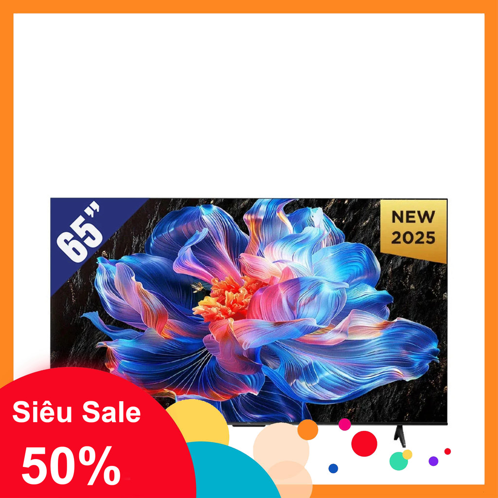 nhắn shop nhận voucher_ [Shopee Lắp Đặt 0Đ HN HCM] Google Tivi TCL 65 Inch 4K UHD (65P6K)  Bảo Hành 