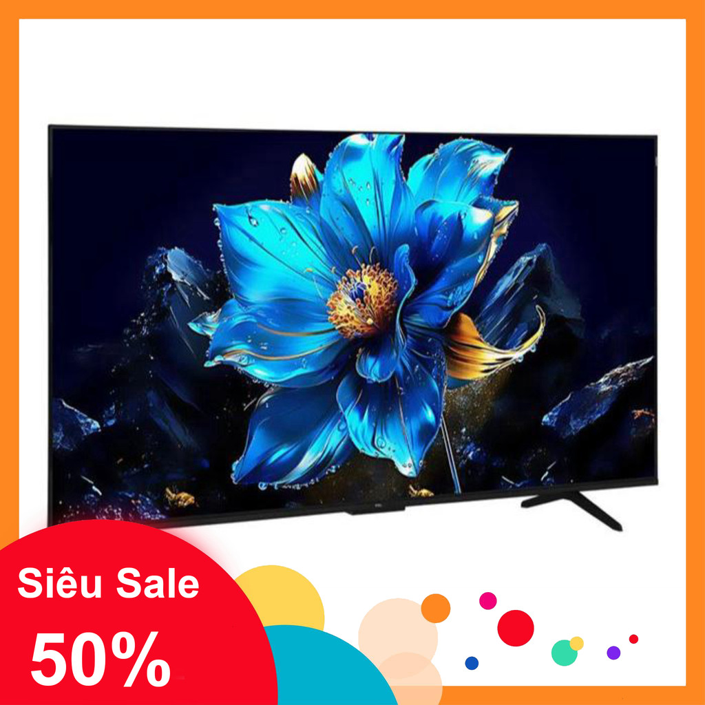 nhắn shop nhận voucher_ Google Tivi QLED TCL 4K 55 inch 55P7K _miễn phí ship