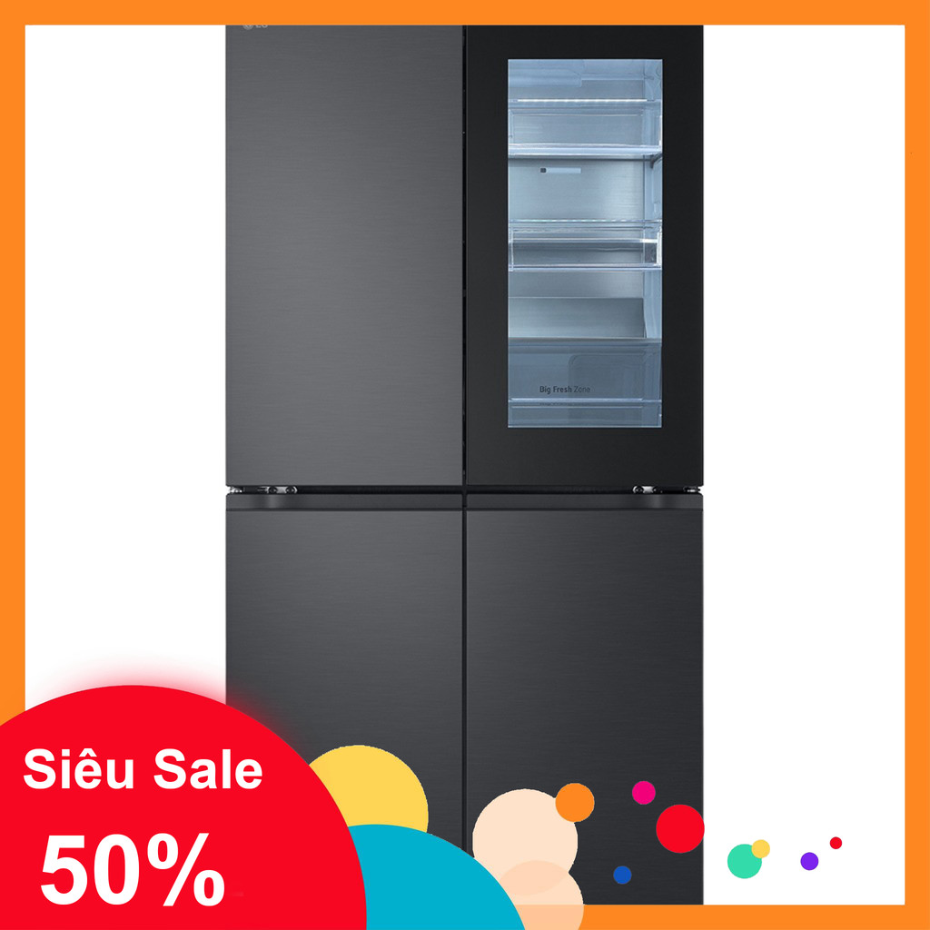 ib đặt hàng_ Tủ lạnh LG Inverter 666 lít Multi Door InstaView LFB66BLMI  Freeship  Bảo hành chính hã