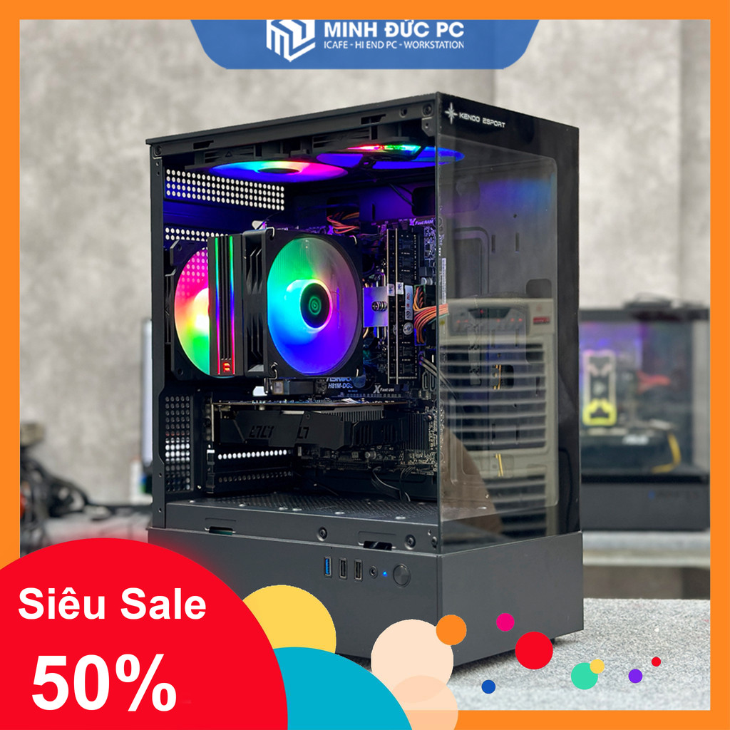 nhắn shop nhận voucher_ Bộ máy tính Siêu Nhanh i5 i7 chiến mượt game esport LOL, F04, CF, Valorant, 