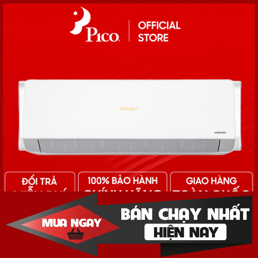 Điều Hòa 1 Chiều Inverter Casper 9000 BTU 1HP XC-09IU38 Tiết Kiệm Điện Sạch Lạnh Cho Gia Đình