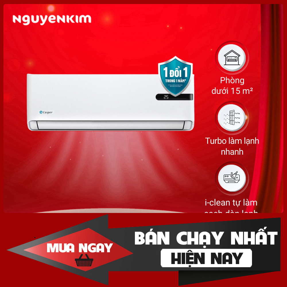Điều Hòa Casper Inverter 1 HP GC-09IB36 Lắp Đặt 0Đ, Chức Năng Hẹn Giờ