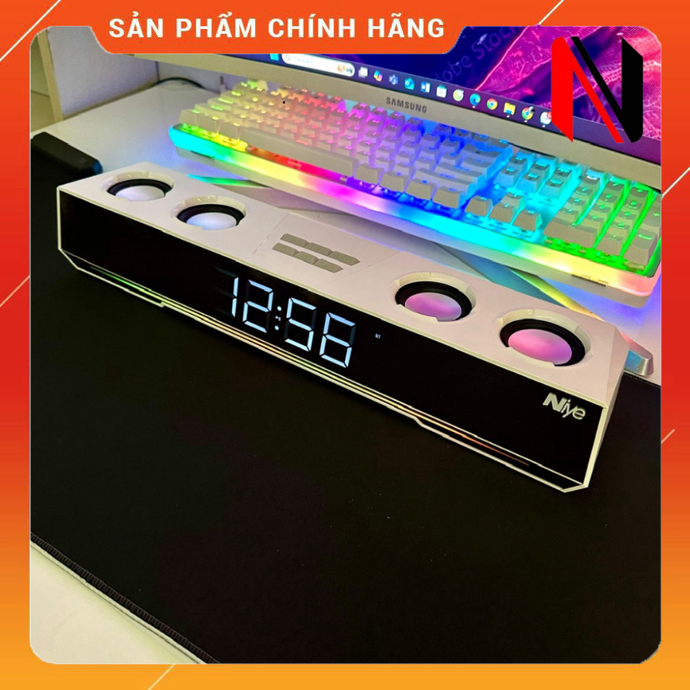 Sale Loa Soundbar Bluetooth Cho Bàn Vi Tính Hỗ Trợ USB, Nhớ, Cắm Máy Tính V28 Miễn phí lắp đặt.