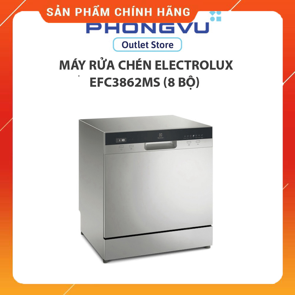 Sale Máy Rửa Bát Electrolux UltimateCare 300 EFC3862MS 8 Bộ Rửa Nước Nóng AutoOpen Diệt Khuẩn Miễn p