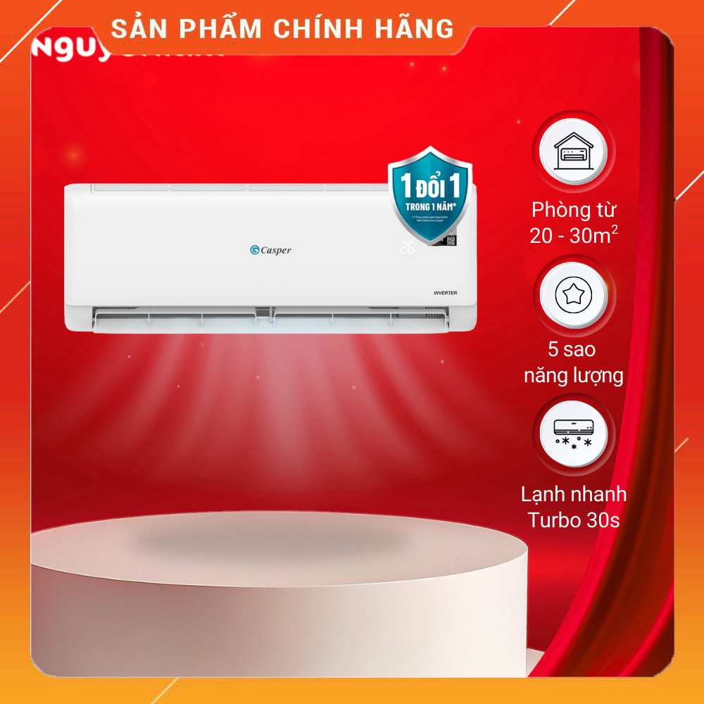 Sale Tủ Lạnh Casper Inverter TC-18IS36 2 HP Tiết Kiệm Điện Khí Lạnh Chuyên Nghiệp Miễn phí lắp đặt.