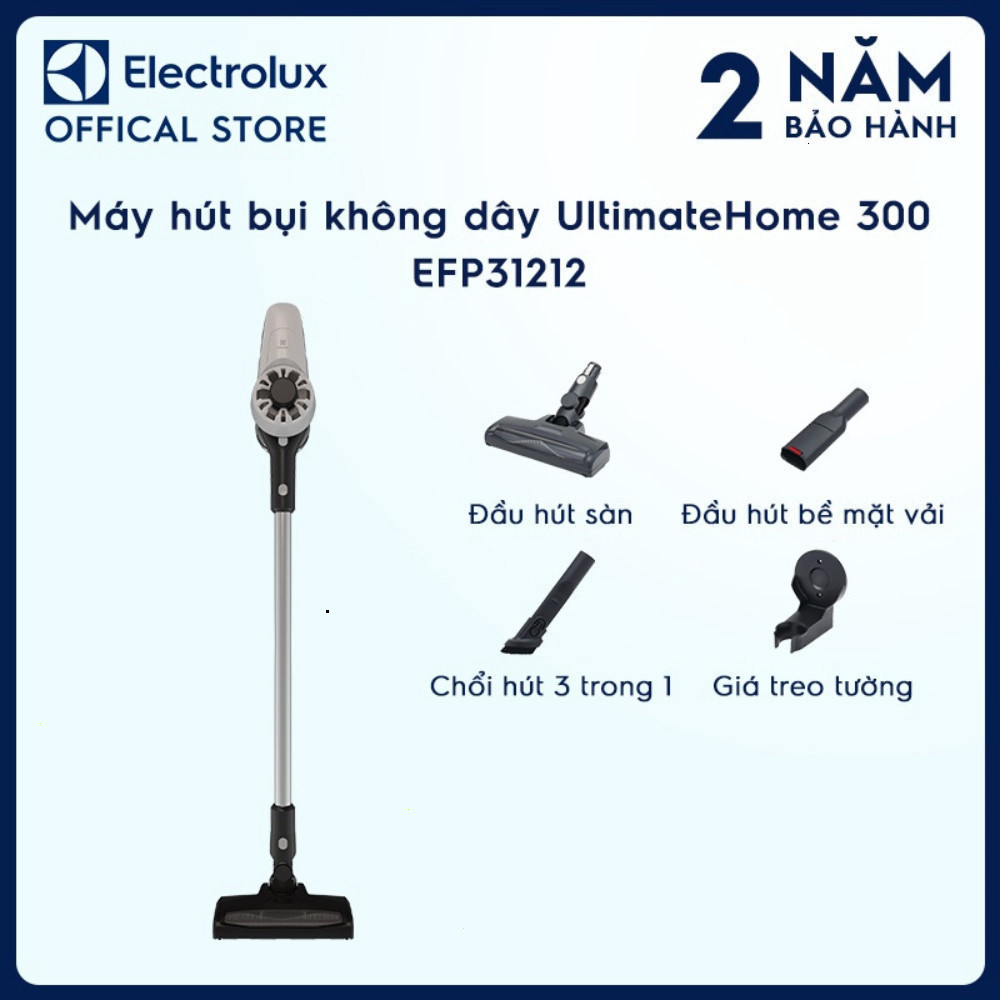 ( Máy hút bụi cầm tay không dây Electrolux EFP31212 - hiệu suất cao, trọng lượng nhẹ, BH 24 tháng )