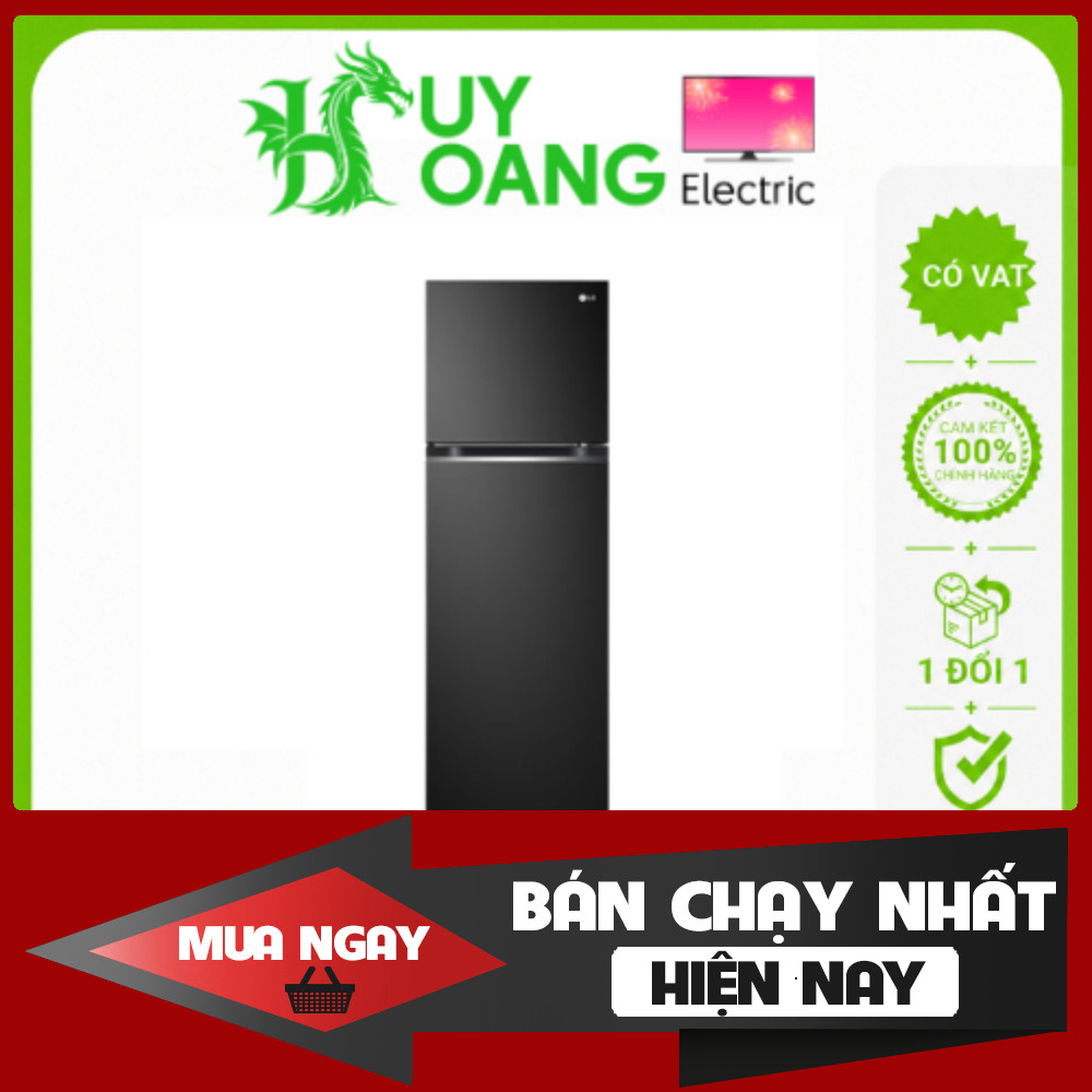 Tủ Lạnh LG Inverter 266L Màu Đen LTB26BLM Bảo Hành 24 Tháng