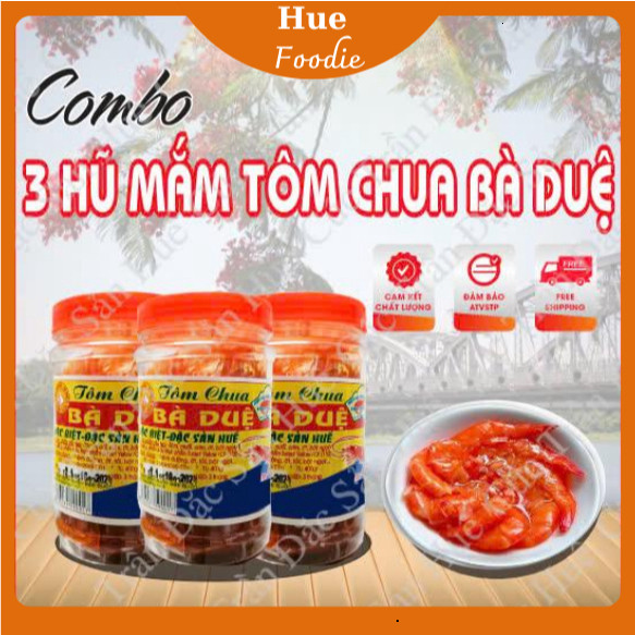 * Combo 3 hủ mắm tôm chua bà Duệ, mắm tôm chua, tôm chua đặc biệt thơm ngon chuẩn vị Huế hủ 400g -76