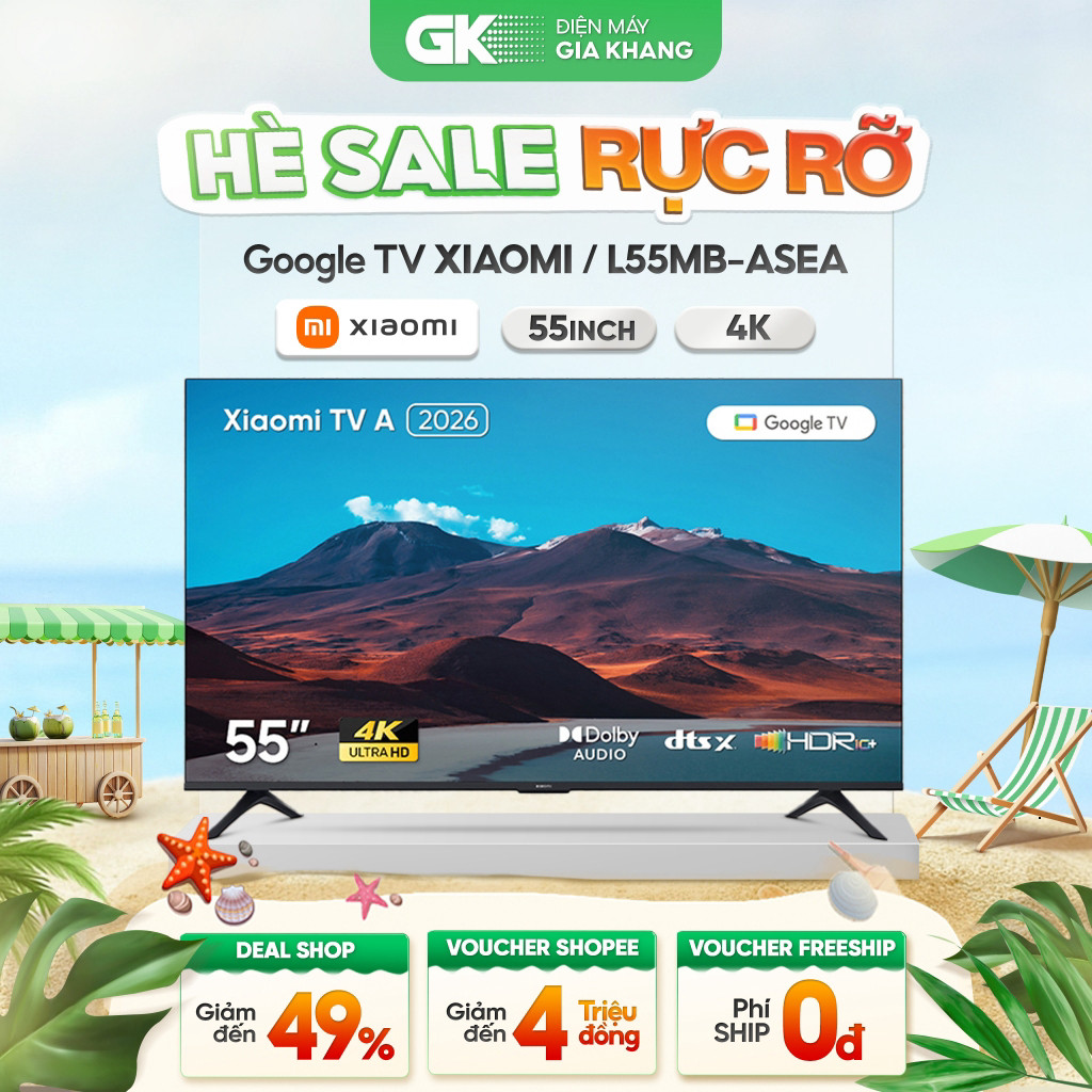 ( L55MB-ASEA Google Tivi Xiaomi A 4K 55 Inch [Toàn Quốc] )