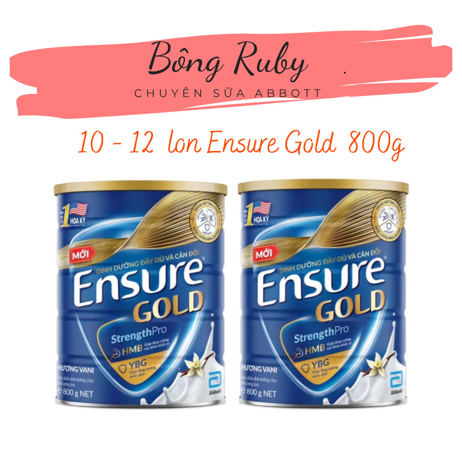 Sữa Bột Ensure Gold Hương Vani 800g