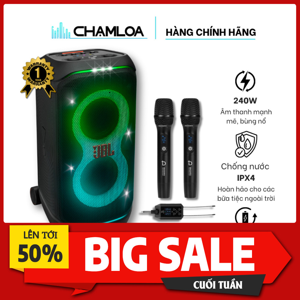 IIB đặt hàng Loa Party Đám Tang JBL Stage 320 - Loa di động - 320W - Hàng Chính Hãng PGI Loa Party Đ