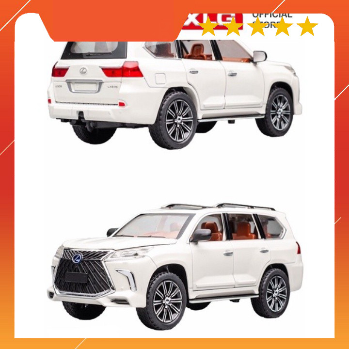 [hỏa tốc] Mô hình xe LEXUS LX570 1:24 SIZE TO bằng kim loại cao cấp dài 22cm hàng cực hot và dễ xài