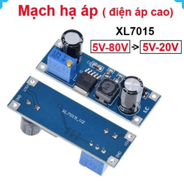 XL7015 Buck Converter 5-80V Xuống 5-20V Module Nguồn Chuyên Dụng
