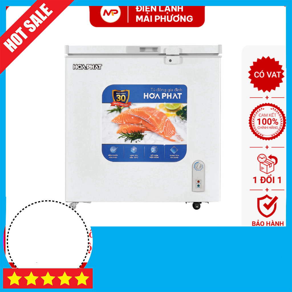 Nhắn shop đặt đơn  Tủ Đông Hòa Phát 162 Lít AN6162 Bán Sỉ 2 Cánh Tiết Kiệm Điện Giao nhanh