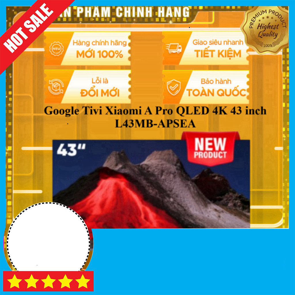 Nhắn shop đặt đơn  Tivi 43 inch Xiaomi QLED 4K Đẳng Cấp Hài Hoa Cực Sạch Giao nhanh