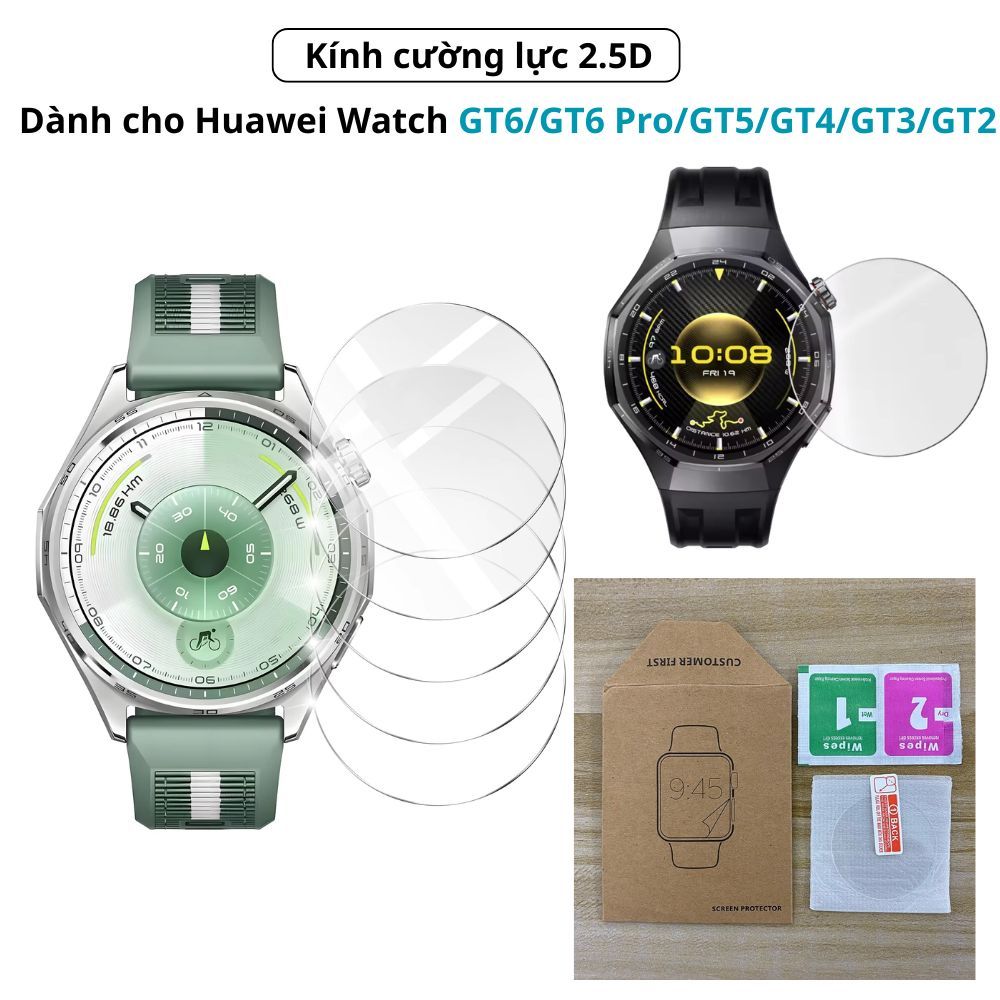 Kính cường lực Huawei Watch GT6 Pro/GT6/GT5/GT4/GT4/GT3/GT2