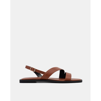 Giày Sandal Nữ 1cm Thời Trang JUNO Bệt Quai Chéo SD01144