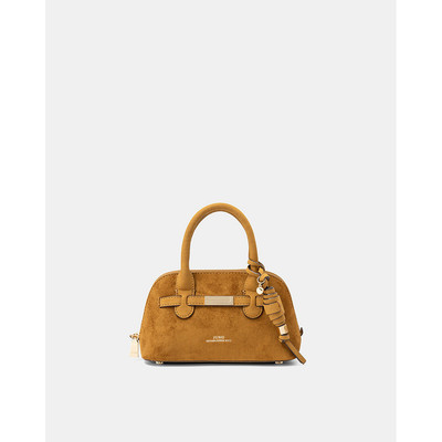 Túi Xách Nữ Thời Trang JUNO Cỡ Nhỏ Croissant Top-handle Bag With Belt Detail TXN1063