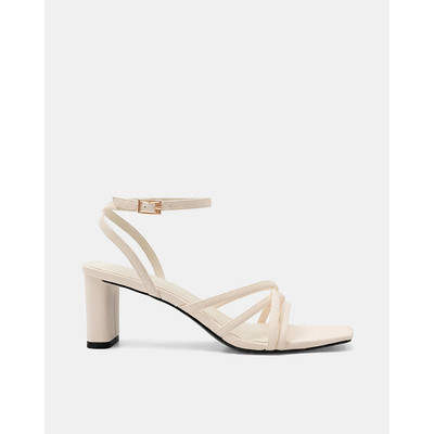Giày Sandal Nữ 7cm Thời Trang JUNO Gót Vuông Quai Mảnh Kiểu SD07113