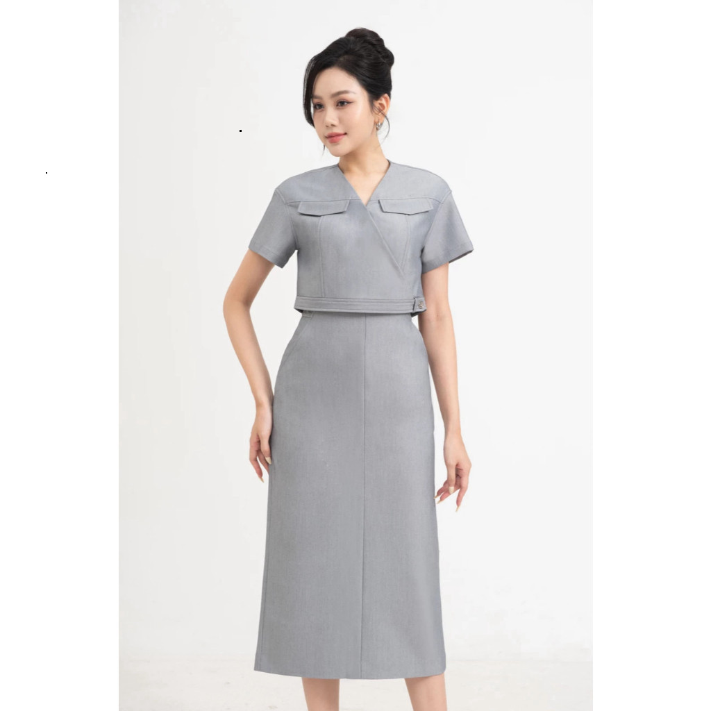 ( ODER SĂN SALE FREE )  [ IVY MODA XẢ XÓT SIZE ] Chân váy nữ dáng dài, chân váy bút chì dáng dài xẻ 