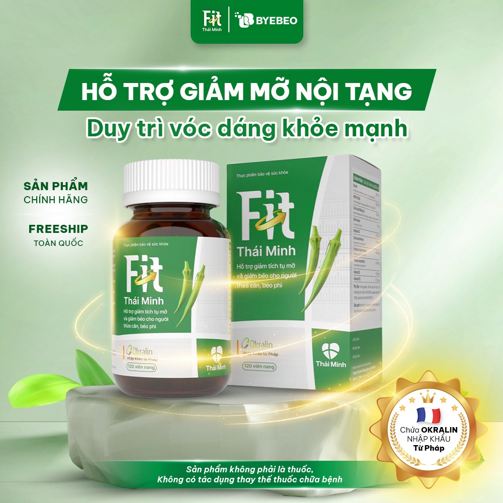 Bye Béo Fit Thái Minh Hộp 60 Viên Hỗ Trợ Sức Khỏe Vẻ Đẹp Cơ Thể Và Hỗ Trợ Cải Thiện Vóc Dáng