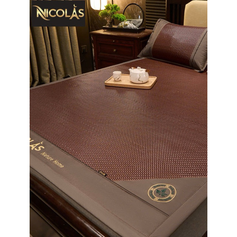Chiếu mây ngải cứu Nicolas cao cấp, mát lạnh, sang chảnh